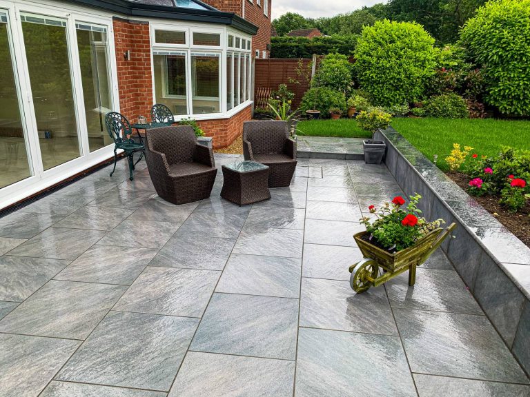Bradstone porcelain paving and walls